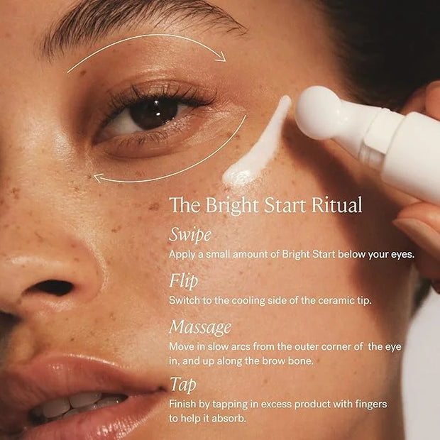 ILIA - Plant-Based Bright Start Activated Eye Cream | Cruelty-Free, Vegan, Clean Beauty (0.5 oz | 15 ml) - Product Image