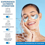 Under Eye Patches for Puffy Eyes and Dark Circles – Hydrating Eye Mask with Hyaluronic Acid Collagen & Caffeine – Skin Car...
