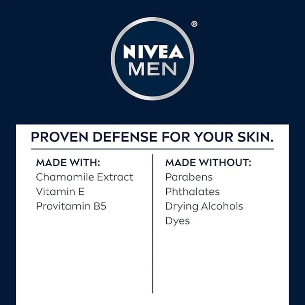 NIVEA Men Sensitive Face and Beard Moisture Gel, Gentle Face and Beard Moisturizer for Men Instantly Hydrates Skin and Con...