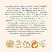 Eve Hansen Vitamin C Eye Gel - Under Eye Cream for Dark Circles and Puffiness - Anti-Aging Eye Repair Cream with Hyaluroni...