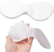 100 Sheets Disposable Non Woven Eye Mask, DIY Cotton Eye Mask Paper, Facial Eye Covers Pads for Skincare, Spa, Moisture Re...