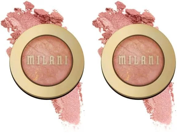 Milani Baked Blush - Berry Amore (0.12 Ounce) Cruelty-Free Powder Blush - Shape, Contour & Highlight Face for a Shimmery o...