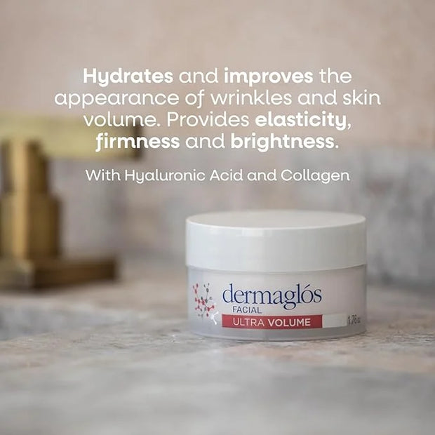 Skincare Set | Ultra Volume Facial Night Cream Moisturizes And Improves The Appearance Of Wrinkles And Skin 1,76 oz + Vita...