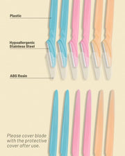Eyebrow Razor for Women, 120 Pcs Dermaplaning Tool for Face Professional, Face Razor for Women Facial Hair Remover - Produ...