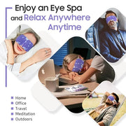 Steam Eye Mask, 10 Packs Heated Eye Mask, Self Heating Disposable SPA Warm Compress for Eyes Sleep Mask, Soothing Moist He...