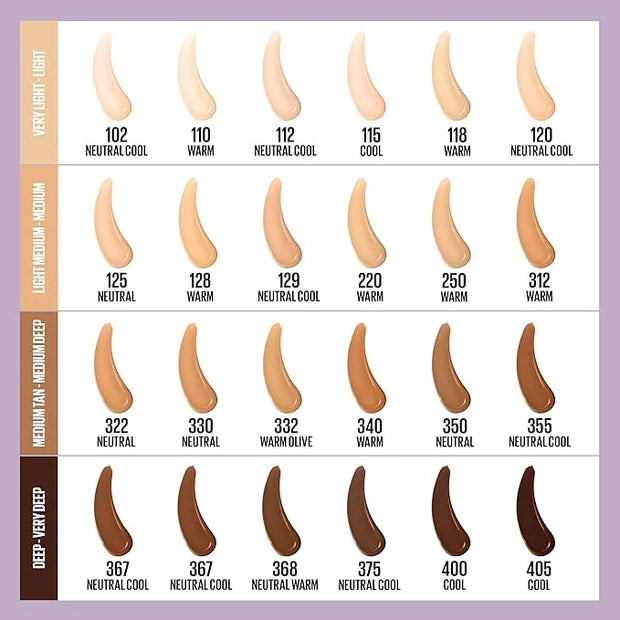 Maybelline Super Stay Lumi-Matte Foundation, Lightweight and Buildable Full Coverage Foundation Makeup For Up To 30HR Wear...