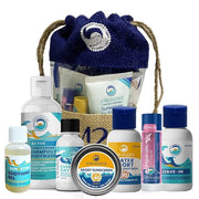 EcoConscious Travel Kit Body & Hair Care Gift Set | Shampoo & Body wash | Conditioner | SPF30, SPF20 and Mineral Sunscreen...