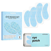 AUSLKA Reusable Under Eye Patches-3 Pairs, Silicone Reusable Eye Masks, Reusable Eye Wrinkle Patches, Silicone Eye&Face Ma...
