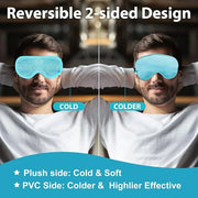 BeeVines Gel Eye Mask, 2 Pack Cooling Ice Masks for Puffy Eyes for Men & Women, Cold & Warm Compress for Post Surgery, Puf...