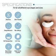 110 Pairs C. ARTIST 100% Natural Eyelash Extension Under Eye Gel Pads patches kit Collagen Aloe Vera Hydrogel Eye Patches ...
