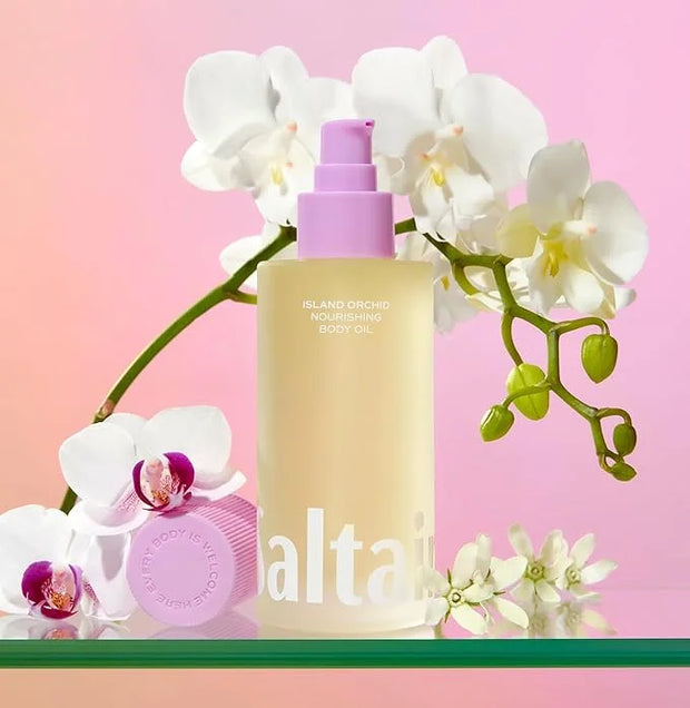 Saltair Body Oil. Luxurious Island Orchid After Shower and Bath Oil Moisturizer for Women. Botanical, Non-Greasy, and Well...