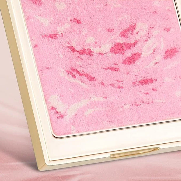 CATKIN Powder Blush for Cheek Blusher Natural Shimmering Blush & Highlight 2 in 1 Creamy Blendable Baked Blush Palette 10g...