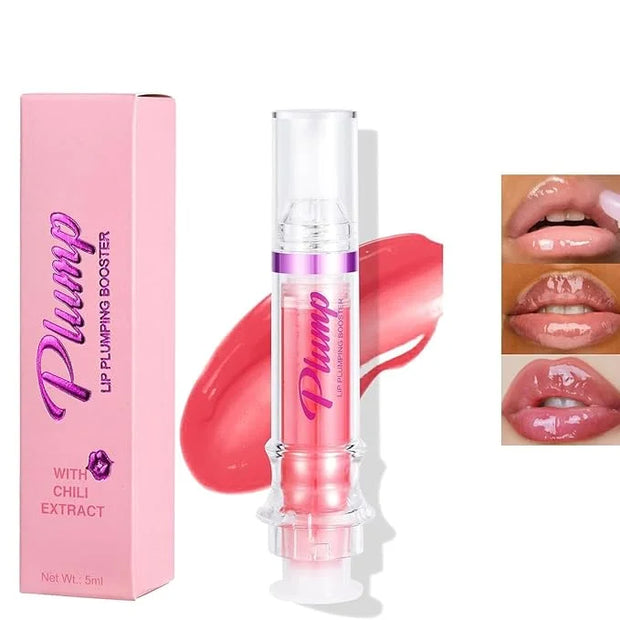 Lip Plumping Booster, Spicy Lip Lipstick, Lifter Gloss, Hydrating, Volumizes High-Shine Lip Plumping Lip Glass Mirror Lip ...