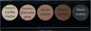 Matte Warm Tone Neutral & Shimmer Highlight Vegan Eyeshadow Palette; Talc, Paraben & Cruelty Free - Product Image