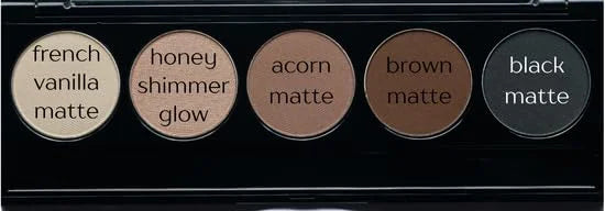 Matte Warm Tone Neutral & Shimmer Highlight Vegan Eyeshadow Palette; Talc, Paraben & Cruelty Free - Product Image
