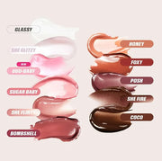 Huda Faux Filler Extra Shine Lip Gloss UUU-Baby (electric lilac) - 3.9 mL / 0.13 fl oz - Product Image