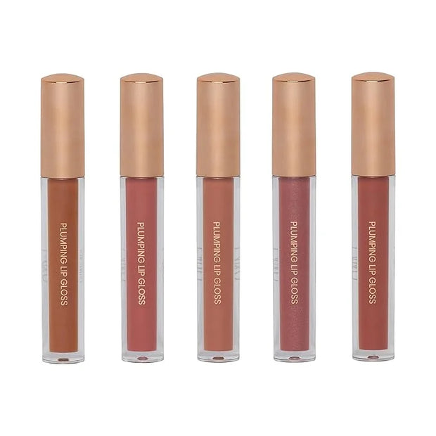 BFY Cosmetics 5-Pack Plumping Lip Gloss - Nude - Product Image