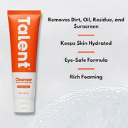 Talent Complete Skincare Set for Men – 90 Day Supply, Korean Skincare, EWG Verified, Fragrance-Free Cleanser, Exfoliator, ...