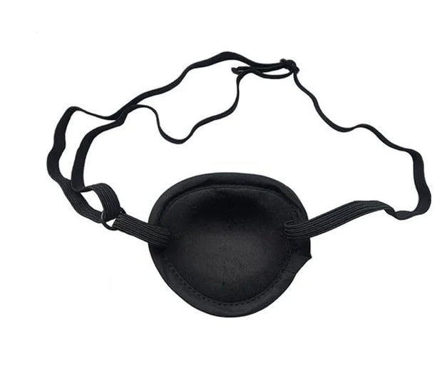 Black Eyepatch-Comfortable Adjustable Concave Shape Single Eye Mask Amblyopia Corrected Visual Acuity Recovery Eye Patch M...