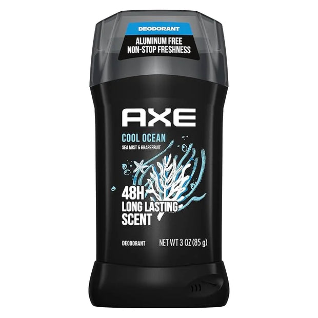 AXE Deodorant Stick for Men Cool Ocean For Long Lasting Odor Protection All Day Fresh Scent Men's Deo, Aluminum Free 3 oz ...