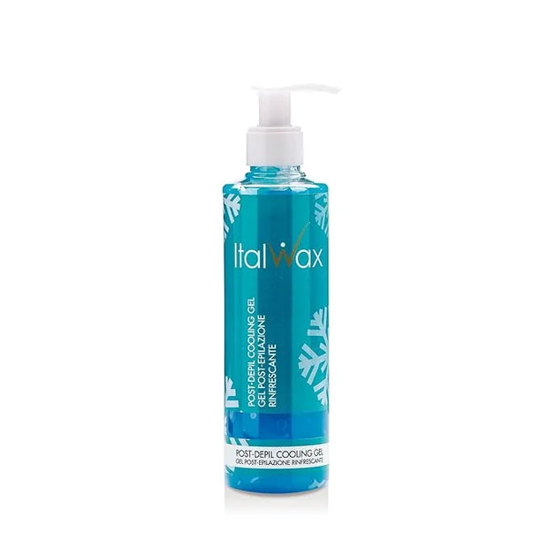 Italwax After Wax Care Lotion - 250ml / 8.45fl.oz - Cooling Gel - Menthol - Moisturizing and removing waxing residues