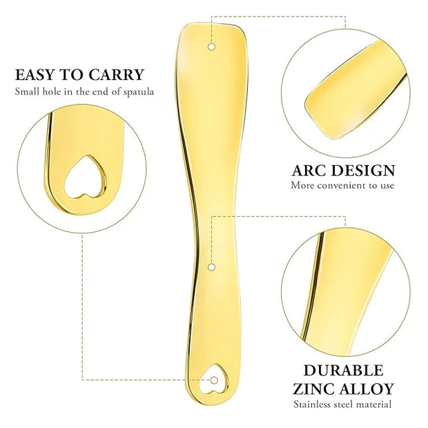 Sibba 3 Pieces Facial Massage Spatula Sticks Mini Skincare Tiny Spoons Face Eye Cream Lotion Makeup Applicator Tools Brush...