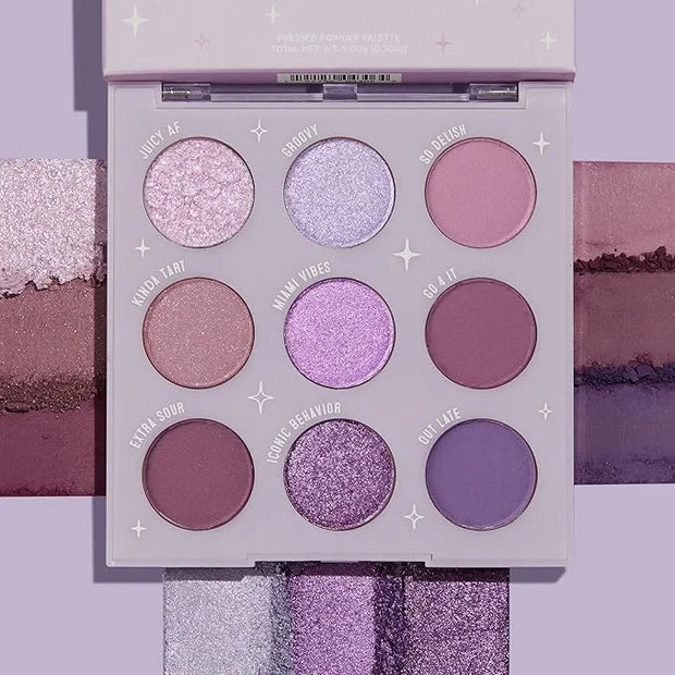 ColourPop Eyeshadow Palette - Eye Makeup Palette with Matte, Metallic, Matte Sparkle & Glitter Finishes - High-Pigment Eye...