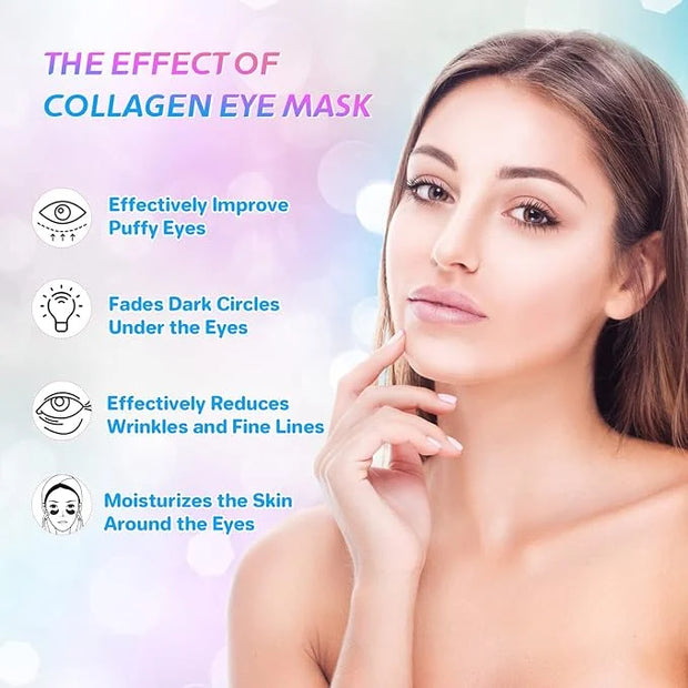 Vemofoper Under Eye Patches - 30 Pairs Collagen Under Eye Masks Anti-Aging Eye Mask for Face to Soothe Puffiness, Eye Bags...
