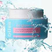 Bliss Ex-glow-sion Super Rich Face Moisturizer for Dewy, Radiant Skin | Advanced Shea Butter Nourishes & Hydrates | 100% V...