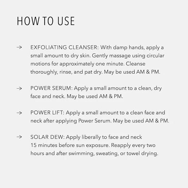 HydroPeptide Summer Skin on-the-Go Regenerative Routine & Travel Size Kit: Power Lift, Power Serum, Exfoliating Cleanser &...