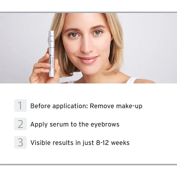 NutraBrow Eyebrow Enhancer - Eyebrow Growth Serum for Thicker Brows in 8-12 Weeks I Eyebrow Serum to Grow Brows I Made in ...