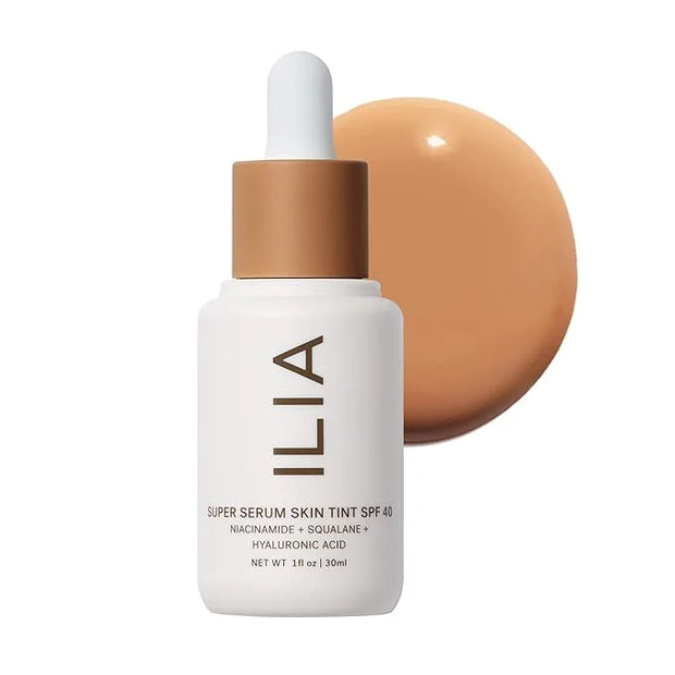 ILIA - Super Serum Skin Tint SPF 40 | Non-Comedogenic, Vegan, Lightweight to Help Against Blue Light, + Pollution while Hy...
