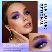 MAKI YIKA 3Pc Glitter Eyeshadow Liquid Multichrome Eyeshadows Long Lasting, Metallic Chameleon Eye Shadow Smudgeproof Holo...