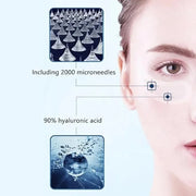 2 Pack Dissolving Microdart Eye Patches with Hyaluronic Acid & Peptides - Target Fine Lines & Wrinkles, Hydrate & Rejuvena...
