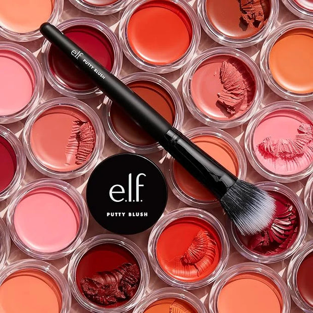 e.l.f. Putty Blush, Creamy & High-Pigment Formula For A Natural Glow, Delivers A Semi-Matte & Powder Finish, Vegan & Cruel...