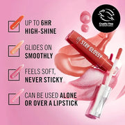 Rimmel Stay Glossy Lip Gloss Bundle - .18oz Tubes in 710 Honey, Honey and 122 All Nighter Shades - Product Image