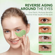 BREYLEE Aloe Vera Eye Masks - 60 Pcs - Reduce Puffy Eyes & Dark Circles, Firm & Improve Under Eye Skin, Pure Natural Extra...