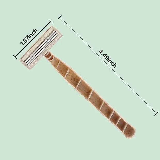 50Pcs Eco-friendly Disposable Razors Men|Safety Razor Dermaplaning Razors for Men & Women Shaving Body Facial Hair Shavers...