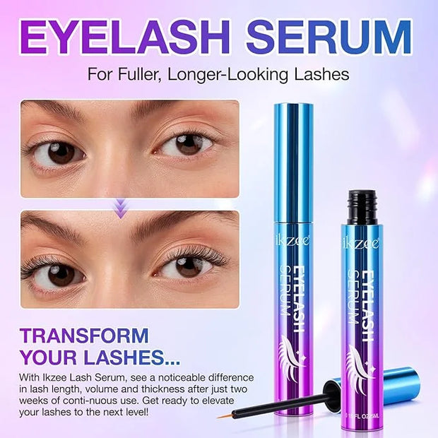 Premium Eyelash Growth Serum For Eyelash Growth Longer & Thicker, Lash Enhancing Serum With Premium All Natural Cold Press...