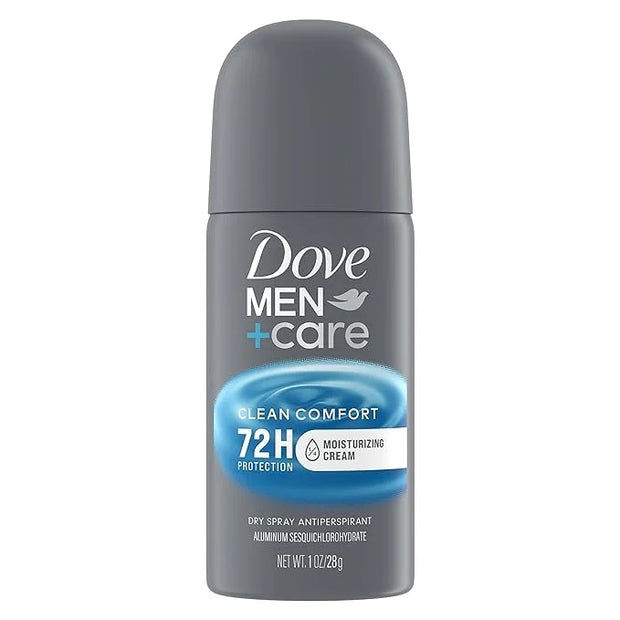 Dove Men+Care Antiperspirant Deodorant Dry Spray Clean Comfort 24 count For Men 72-hour Sweat and Odor Protection with Tri...