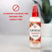 Crystal Mineral Deodorant Spray, Pomegranate, 4.0 oz, Pack of 2 - Product Image