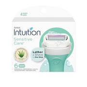 INTUITION Schick Refill, Razors for Women Sensitive Skin | Intuition Razor Blades Refill with Organic Aloe, Razor Refills ...