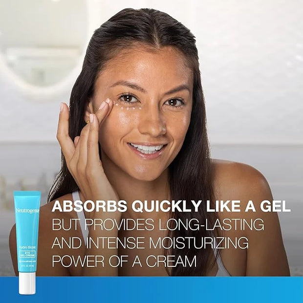 Neutrogena Hydro Boost Under Eye Cream, with Purified Hyaluronic Acid, Keeps Under Eye Area Looking Smooth & Hydrated, Fra...