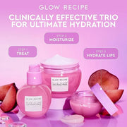 Glow Recipe Hyaluronic Acid Plumping Lip Balm for Women & Men - Clear, Hydrating High-Shine Gloss + Overnight Dry Lips Tre...