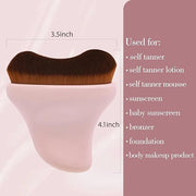 Self Tanner Brush - Kabuki Brush Body Leg Makeup Brush for Self Tanning Gel Tanning Lotion,Sunscreen - Self Tanning Mitt B...