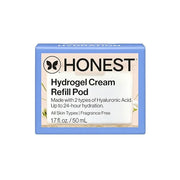 Honest Beauty Refill Pod for Full Size Hydrogel Cream | Lightweight, Moisturizing Water Cream | Gentle for Sensitive Skin,...