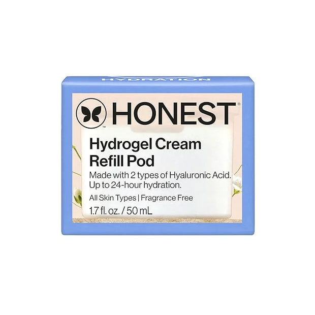 Honest Beauty Refill Pod for Full Size Hydrogel Cream | Lightweight, Moisturizing Water Cream | Gentle for Sensitive Skin,...