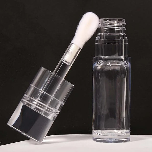 COSIDEA 18pcs Empty 5.5ml Round Clear PETG lip gloss tubes thick wand lipgloss tube container for lip oil - Product Image