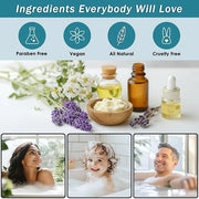 Spa Gift Baskets For Women - Luxury Bath Set With Jasmine & Lavender - Spa Kit Includes Body Wash, Bubble Bath, Lotion, Ba...
