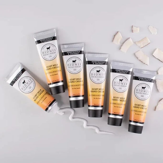Dionis - Goat Milk Skincare Scented Hand Cream (1 oz) Set of 6, Moisturizing Lotion for Dry Skin, Good for Sensitive Skin,...